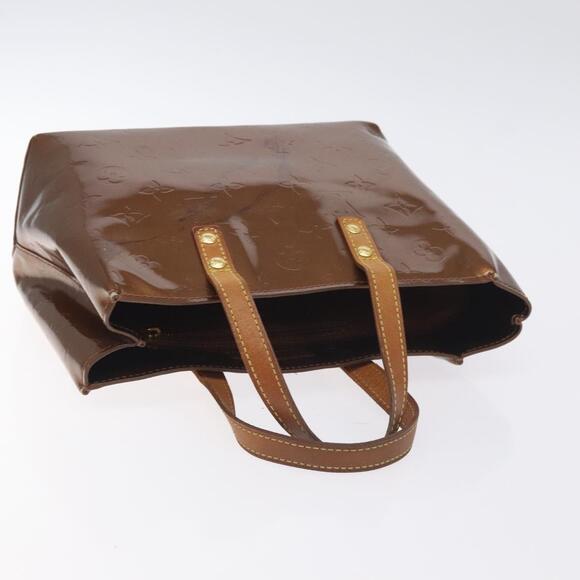 LOUIS VUITTON Monogram Vernis Reade PM Hand Bag Bronze M91146 - Picture 6 of 16